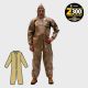 Kappler® Zytron® Z300 Coverall with Collar & Elastic Wrists and Ankles #Z3H417