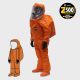 Kappler® Zytron® Z500 Level A Suit w/ Expanded Back #Z5H552, Z5H553