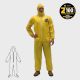Kappler® Zytron® Z100 Coverall with Hood & Boots and Elastic Wrists with Serged Seams #Z1S414