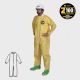 Kappler® Zytron® Z100 Coverall with Collar & Elastic Wrists and Ankles #Z1S417