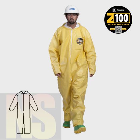 Buy Kappler® Zytron® Z100 Coverall with Collar & No Elastic Z1S412 at ...